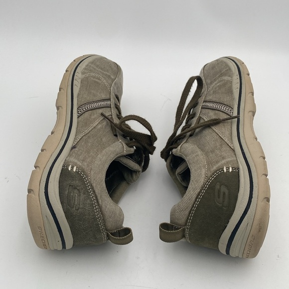 Skechers Men's green Sneakers suede 10.5 casual office retro vacation Y2K relax - Picture 8 of 14